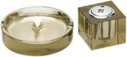 Table Lighter and Ashtray Set
